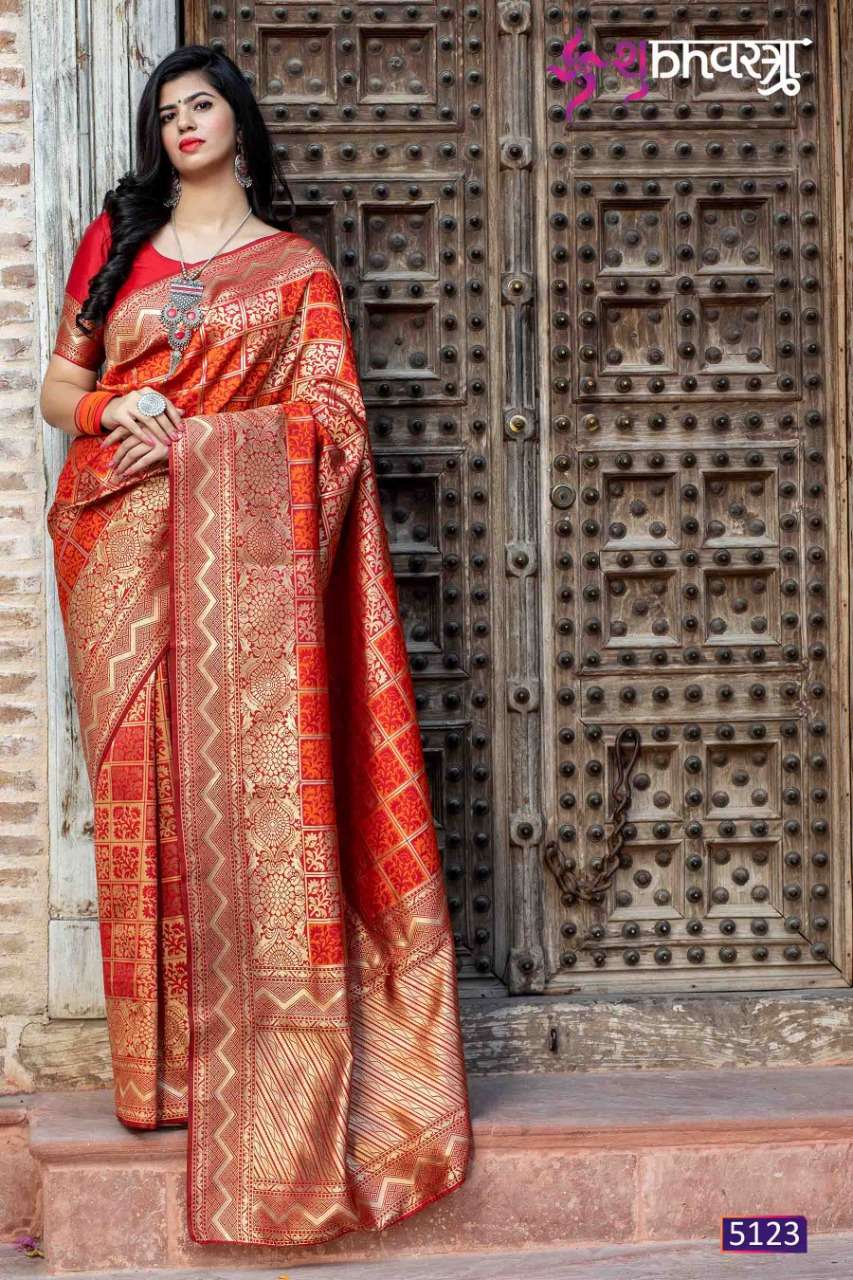 Red colour Silk Saree